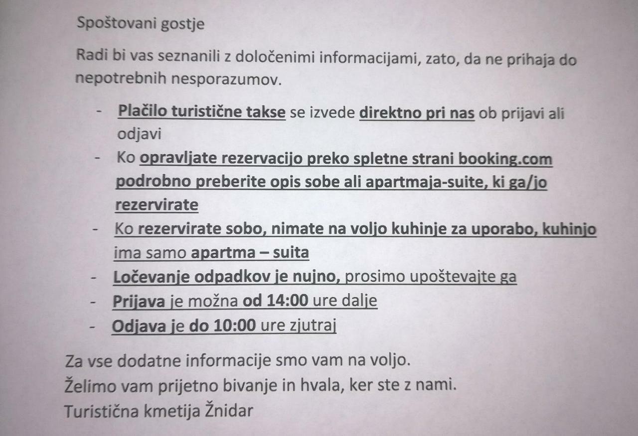 Guest House Znidar Bohinj Eksteriør billede